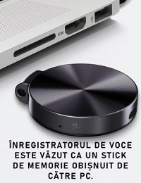 Mini reportofon breloc, S30, activare vocala, 8 GB - 9