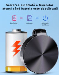 Mini reportofon breloc, S30, activare vocala, 8 GB - 10