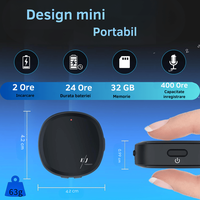 Mini reportofon digital cu activare vocala, Z13, memorie 32gb, 400 ore stocare - 4