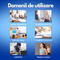 Mini reportofon digital cu microfon ascuns magnetic, activare vocala, MP3 Player, Z13 - 128 GB - 8