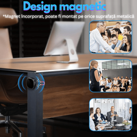 Mini reportofon digital cu microfon ascuns magnetic, activare vocala, MP3 Player, Z13 - 128 GB - 6