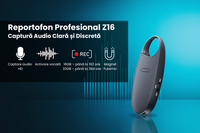Mini Reportofon Portabil Magnetic, Activare Vocala, 16GB, Inregistrare pana la 192h – Zero Secrets - 10