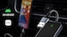 Modulator Auto 2 in 1 CarPlay Wireless – Modulator FM Multifunctional, Compatibil iPhone si Android