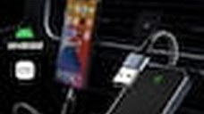 Modulator Auto 2 in 1 CarPlay Wireless – Modulator FM Multifunctional, Compatibil iPhone si Android