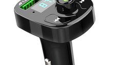 Modulator FM Bluetooth MRG MCS10, Handsfree, MP3 WMA, USB 3.1A, Display