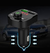 Modulator FM Bluetooth MRG MCS10, Handsfree, MP3 WMA, USB 3.1A, Display - 4