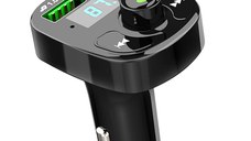 Modulator FM Bluetooth MRG MCS10, Handsfree, MP3 WMA, USB 3.1A, Display