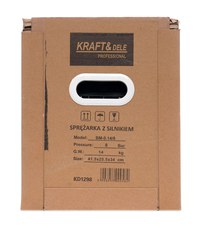 Motor compresor aer Kraft&Dele KD1298, 10 bar, pentru rezervor 24L - 5