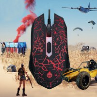 Mouse Gaming RGB MRG MX15, cu Fir, 6000 DPI, 7 culori, 7 Butoane, Negru - 1