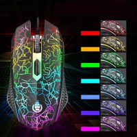 Mouse Gaming RGB MRG MX15, cu Fir, 6000 DPI, 7 culori, 7 Butoane, Negru - 7