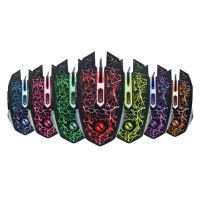 Mouse Gaming RGB MRG MX15, cu Fir, 6000 DPI, 7 culori, 7 Butoane, Negru - 2