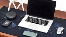 Mousepad Mare Cauciucat pentru Gaming, Birou, Office, Antiderapant, Cusaturi Anti-Rupere, model Harta Lumii, 90 x 40cm