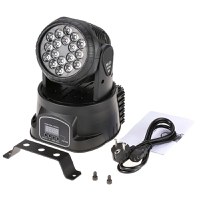 Moving head IdeallStore®, Party Energy, jocuri de lumini, 70W, 18 leduri, negru - 4