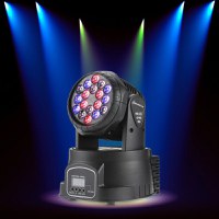 Moving head IdeallStore®, Party Energy, jocuri de lumini, 70W, 18 leduri, negru - 6