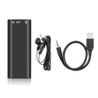 MP3 Player Spion Techstar® Mini8, Memorie Interna 8GB, Microfon Integrat, Inregistrare Audio, Acumulator - 6