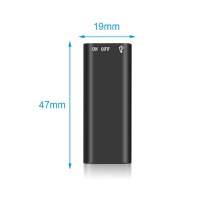 MP3 Player Spion Techstar® Mini8, Memorie Interna 8GB, Microfon Integrat, Inregistrare Audio, Acumulator - 5
