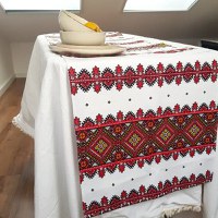Napron decorativ pentru masa kotonia Home - Rustic, 100% bumbac 45x160 cm, T09 - 2