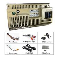 Navigatie Auto Multimedia Techstar® 7168, 2DIN, Android 8.1, 2 GB + 32 GB, GPS Radio, Wi-Fi, Display 7", Quad Core, MP - 8
