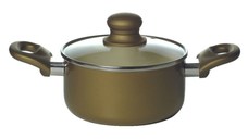 Oala cu capac 24 cm, 4.5L, invelis ceramic, SPAR