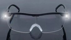 Ochelari cu lupa, zoom vision, led-uri ultra bright, reincarcabili usb, compatible cu ochelari de prescriptie, negru