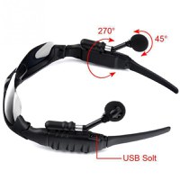 Ochelari de Soare cu Bluetooth MRG M996 , Negru, Unisex, Handsfree, Casti - 4