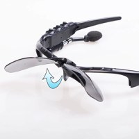 Ochelari de Soare cu Bluetooth MRG M996 , Negru, Unisex, Handsfree, Casti - 2