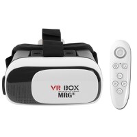 Ochelari virtuali 3D MRG L-396, VR Box, cu telecomanda, pentru telefon - 3