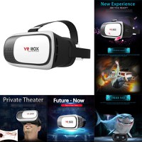 Ochelari virtuali 3D MRG L-396, VR Box, cu telecomanda, pentru telefon - 2