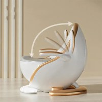Olita pentru copii cu senzori de lumini anti-alunecare vas detasabil usor de curatat manere ajustabile sezut moale gold - 6