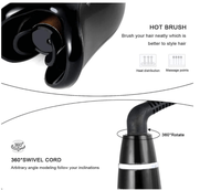 Ondulator rotativ profesional cu afisaj digital LCD Ceramic Rorting Curelr 1 - 3
