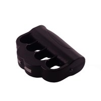 Pachet autoaparare, electrosoc tip pumnal, negru, 110 V si spray paralizant 90 ml - 1