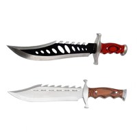 Pachet doua cutite de vanatoare, Bowie, otel inoxidabil, 38 cm, teaca inclusa - 3
