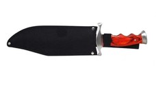 Pachet doua cutite de vanatoare, Bowie, otel inoxidabil, 38 cm, teaca inclusa