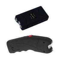 Pachet electrosoc TW 309,2.5 mil V, 12 cm si mini electrosoc cu lanterna, 800 T, negru - 2