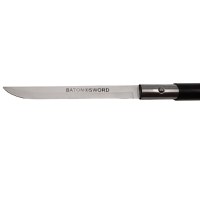 Pachet Trei Sabii de Vanatoare Shaolin Master, Model Baston, 55 cm, Negru, Teaca Inclusa - 4