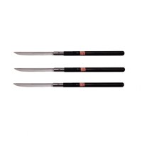 Pachet Trei Sabii de Vanatoare Shaolin Master, Model Baston, 55 cm, Negru, Teaca Inclusa - 1