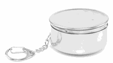 Pahar pliabil din metal pentru camping, CRT, Premium Cup, cu capac tip breloc, 150 ml