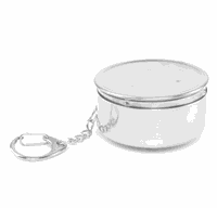 Pahar pliabil din metal pentru camping, CRT, Premium Cup, cu capac tip breloc, 150 ml - 1