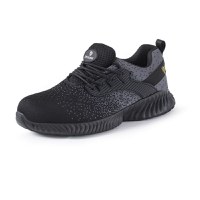 Pantofi de protectie Texo Fly S1, usori si aerisiti, cu bombeu metalic Negru - 5