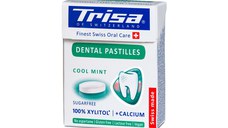 Pastile dentare Trisa Dental Pastilles + Xylitol 904562, verde
