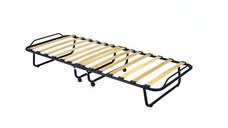 Pat pliabil Ontario, 80x190, 14 lamele, saltea 7 cm, cadru metal