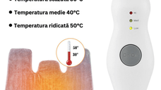 Patura Electrica cu Incalzire, 3 Nivele de Temperatura, Control din Telecomanda, pentru Gat, Umeri, Spate