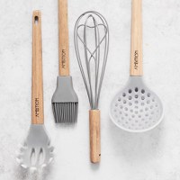 Pensula silicon cu maner din bambus, AMBITION Nordic - 5