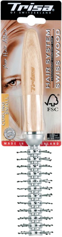 Perie pentru par Trisa Swiss Wood Styling Small 609978, nude - 1