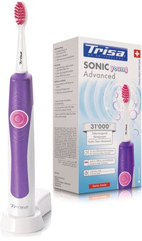 Periuta de dinti electrica Trisa Sonic Advanced Young 689521, mov - 1