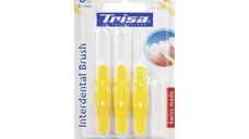 Periuta de dinti manuala interdentara flexibila Trisa Interdental Brush Iso 0, 0,6 mm 667927, yellow, galben
