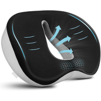 Perna Ortopedica Sezut, Spuma cu Memorie, Birou/Masina, Antialunecare, Coccis, Dureri Lombare, Sciatica, Hemoroizi - 10