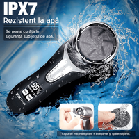 Pila electrica pentru talpi si calcaie IMA Trend, cu Aspirare, IPX 7, Display Digital, 1200 mAh USB, 3 role, 2200 rpm - 8