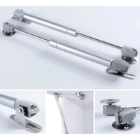 Piston cu gaz pentru ridicare usi mobilier, Adsinio, 80N, Gri - 4