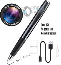 Pix Spion cu Camera 1080 Full HD si Microfon, Inregistrare Audio-Video, Foto, Aparat Spion cu Camera Ascunsa - 7